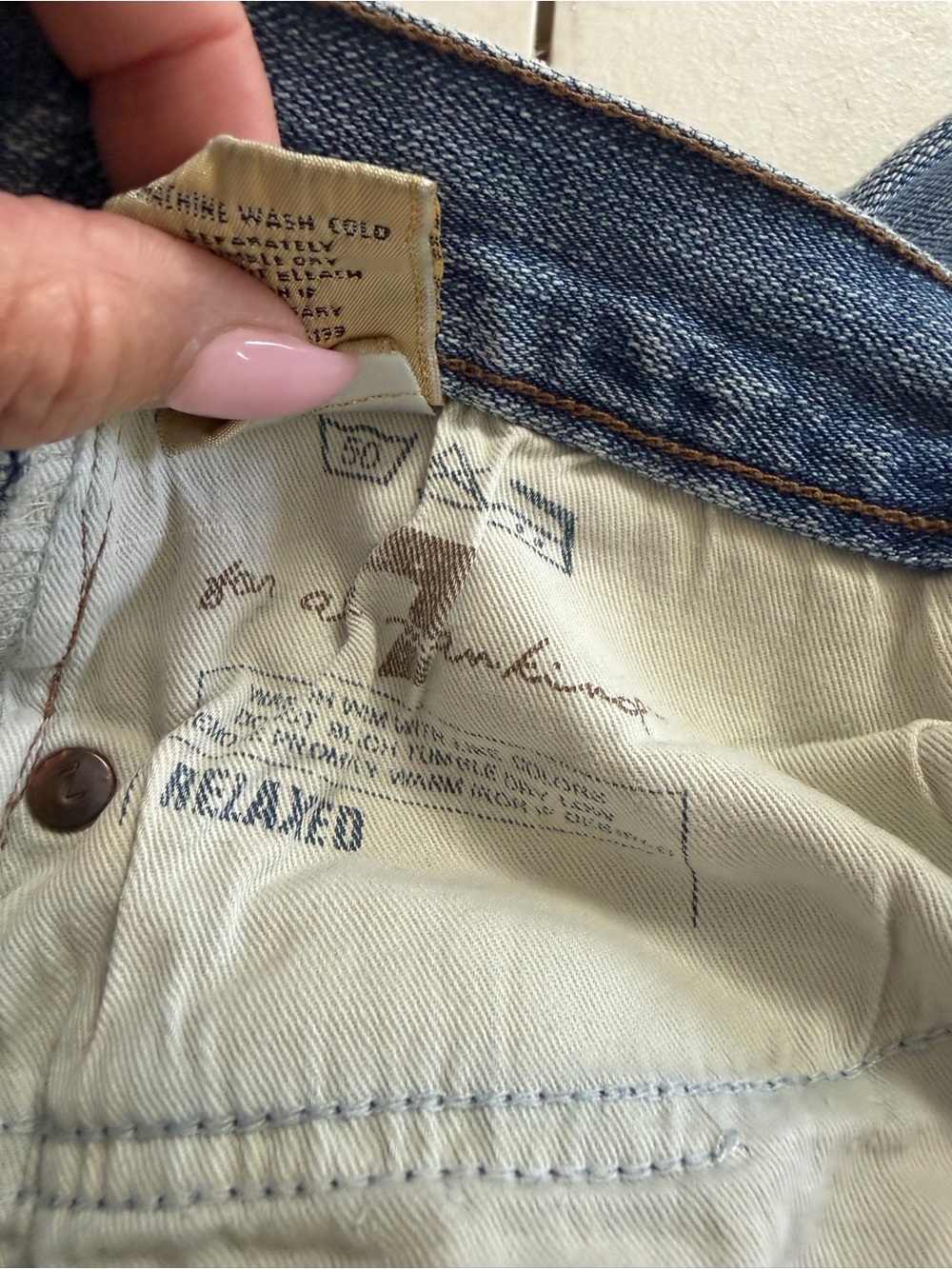 7 For All Mankind Blue Jeans - Picture 6 of 9